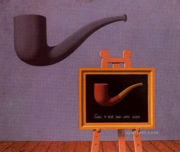 the two mysteries 1966 Surrealist Oil Paintings